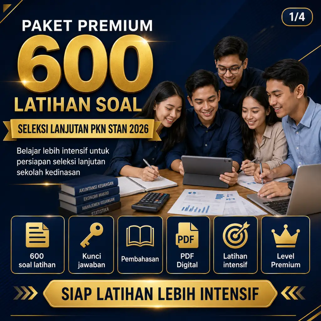 Preview Paket Premium – 600 Latihan Soal